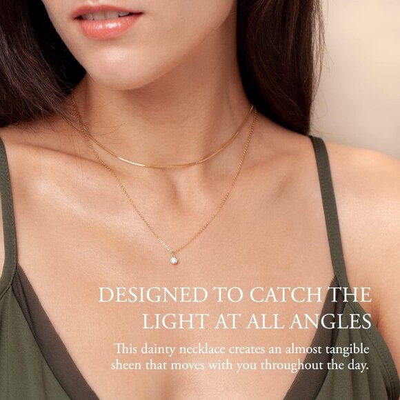 Delicate Thin Chain Choker Necklace for Women - 925 Silver Adjustable Style - Picture 4 of 6